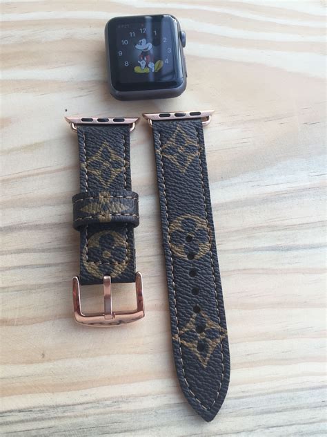 louis vuitton strap watch|Louis Vuitton leather wrist strap.